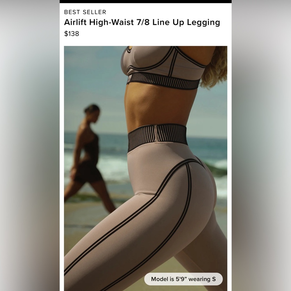 Alo Airlift High-Waist 7/8 Line Up Legging